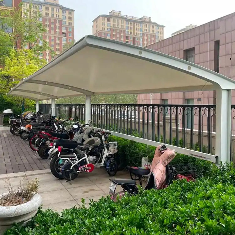 东阿县膜结构电动车棚